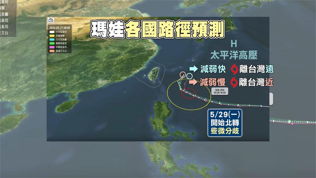西北太平洋史上五月最強颱風　強颱「瑪娃」路徑週一為關鍵