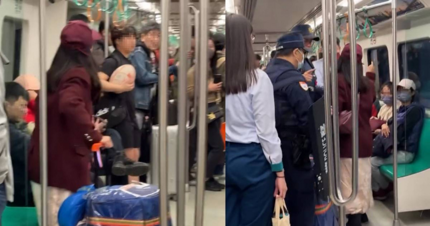 紅衣女在捷運大喊「不准開」乘客嚇瘋　高雄警持盾牌急奔現場