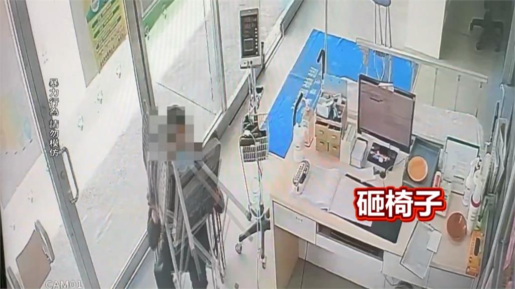 屏東醫院急診室暴力！　男子持拐杖砸傷護理長被逮