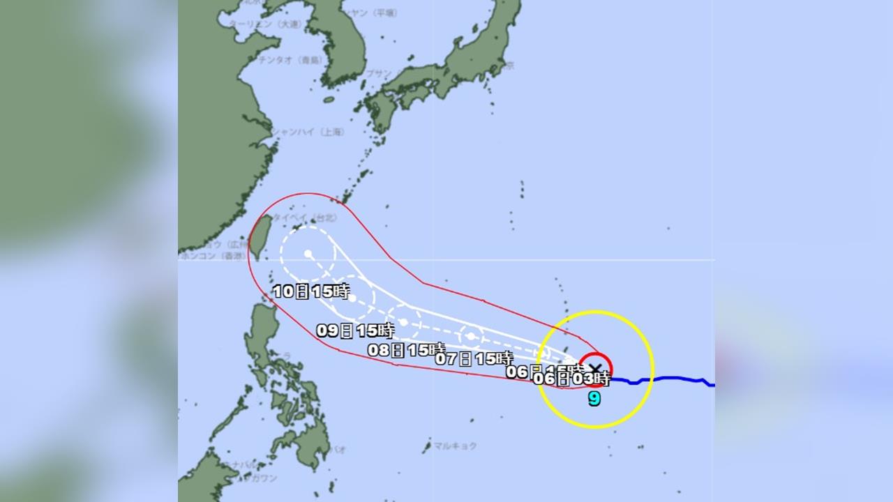 快新聞／強颱「巴威」來勢洶洶！沖繩週五恐變天　日氣象廳預估最新路徑曝光