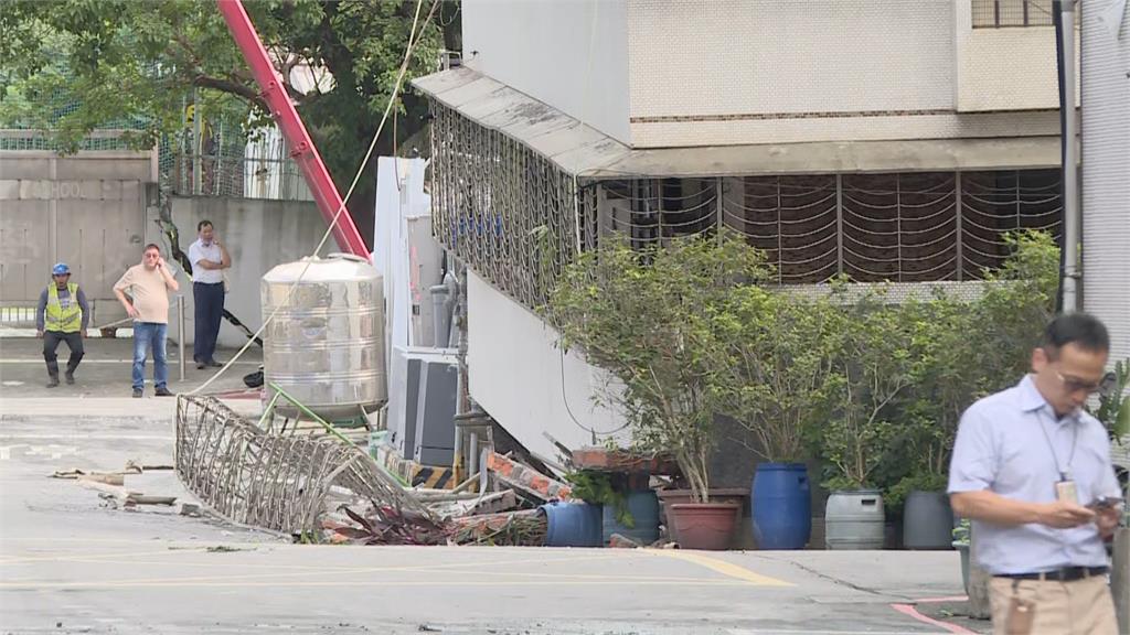 快新聞／大直住戶「下班回家房子就塌了　怒轟「建商神隱」沒道歉