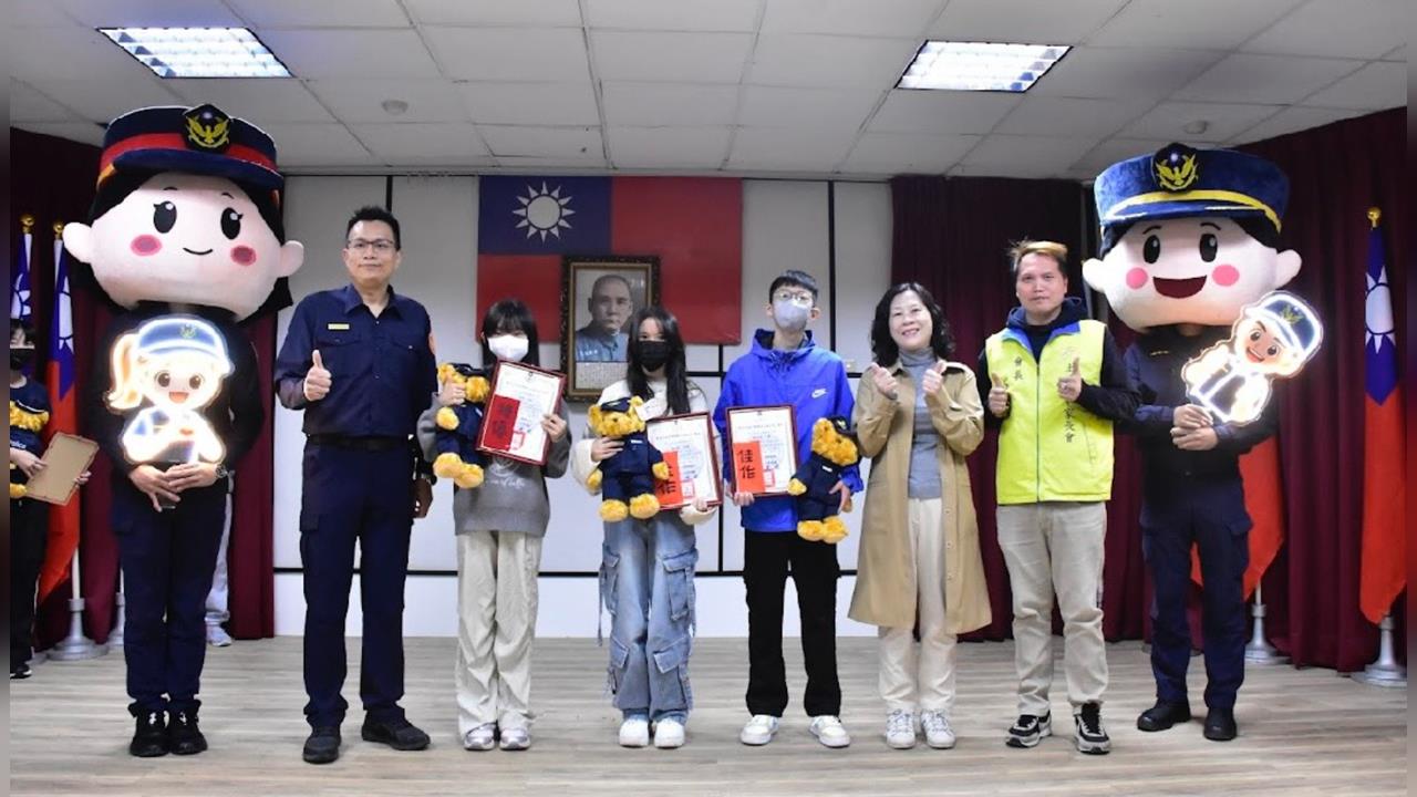 反詐不靠說教!土城學子「創意開畫×防詐觀念」用畫筆揭穿詐騙陷阱