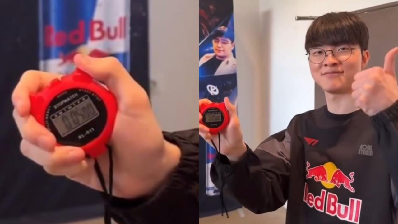 電競(影)／他是機器人嗎？Faker壓錶挑戰「完美通關」　超神時間意識萬人驚呆