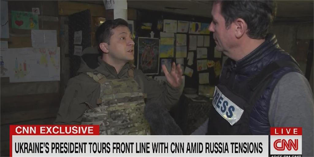 烏東戰雲密布 CNN貼身訪問烏國總統