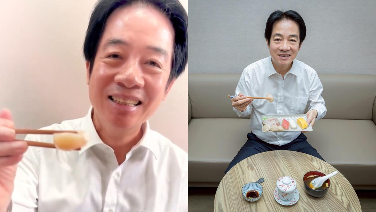 賴清德大啖「壽司、味噌湯」瘋傳國際！她籲政府把握「台日友好」：這幾年很重要
