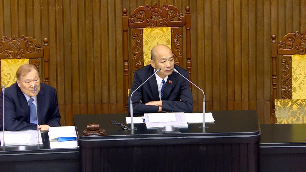 傅總召高喊「韓總統好」　韓國瑜回酸「聯合國秘書長」