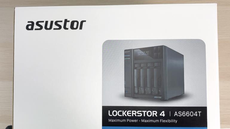 NAS 開箱 ASUSTOR AS6604T 4bay + M.2 SSD＋2.5GbE