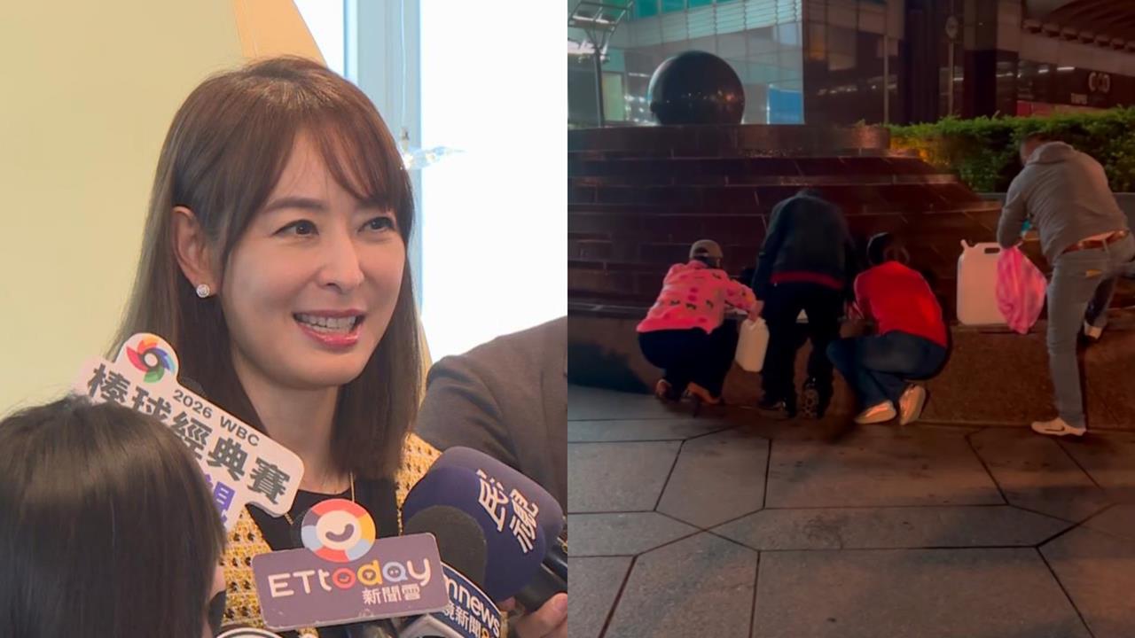台北101風水池被當「發財水」！一票老人「提桶狂舀」賈永婕曝最慘下場