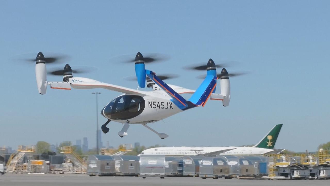 空中計程車不是夢！　美國喬比航空「紐約點對點試飛」