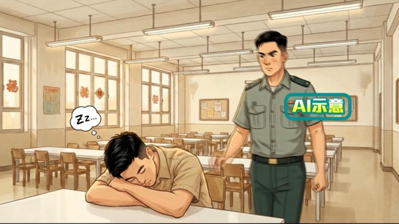不滿上課睡覺被叫醒、懲處　替代役男痛毆長官「打到腦震盪」