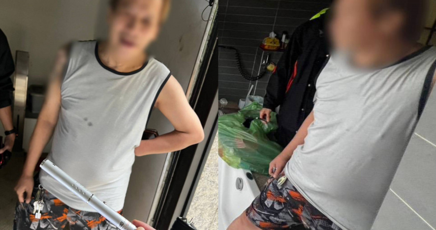 輕軌「雷射筆射眼」爆案外案 住處遭逮竟是毒鴛鴦