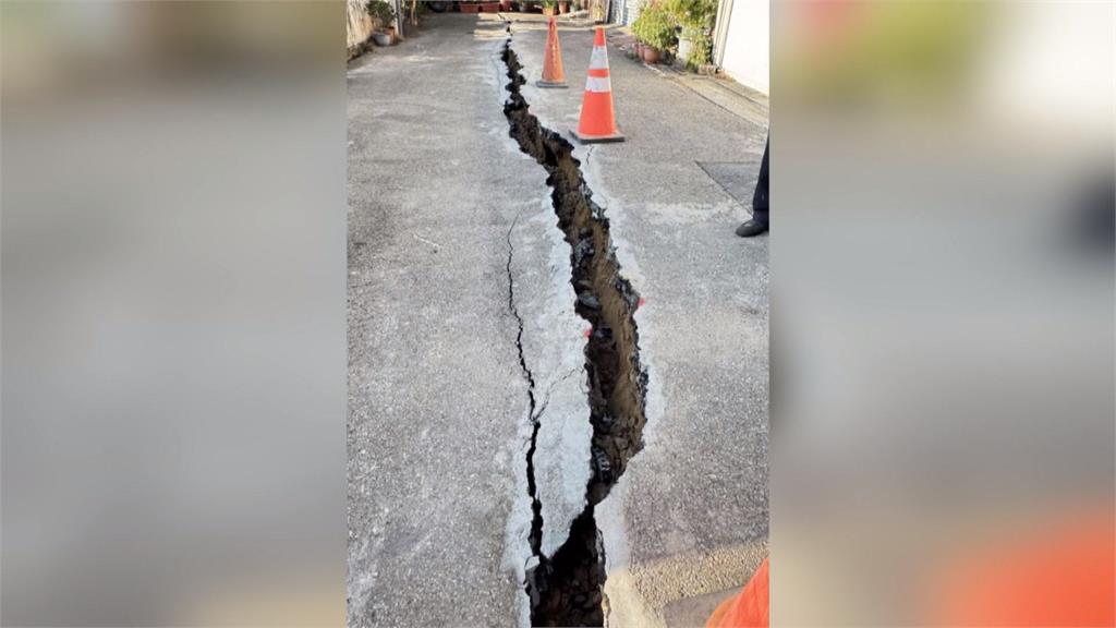 苗栗建案剛開挖就出事！　道路驚現20米長裂縫勒令停工
