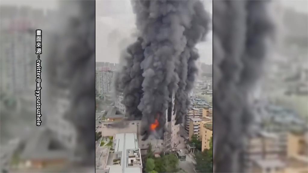 四川百貨大樓大火 烈焰狂燒整棟16人罹難