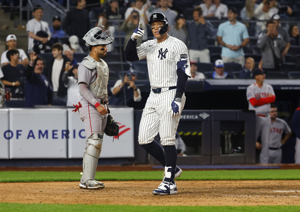 MLB(影)／法官雙響砲＋猛打賞無用　洋基先發牛棚爆炸挨5轟輸紅襪