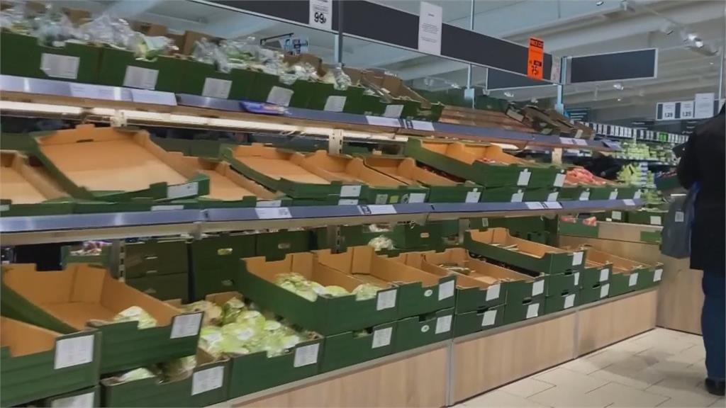 俄烏戰+惡劣天氣釀蔬果短缺　英國超市祭限購令