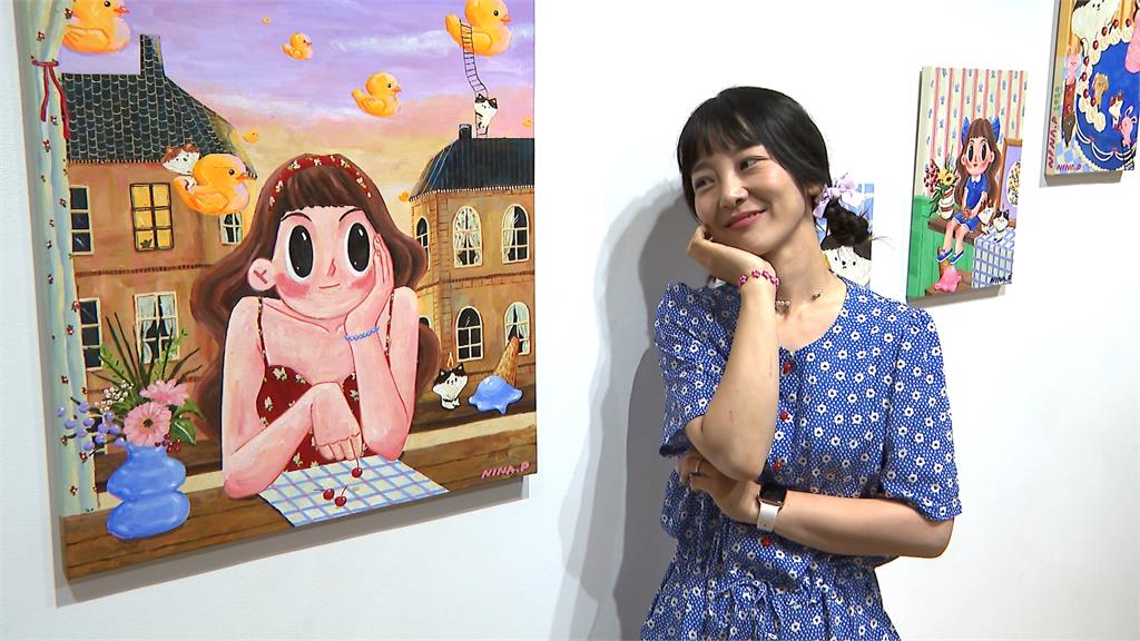 韓國新銳藝術家來台開展　擅長以幽默感展現才華