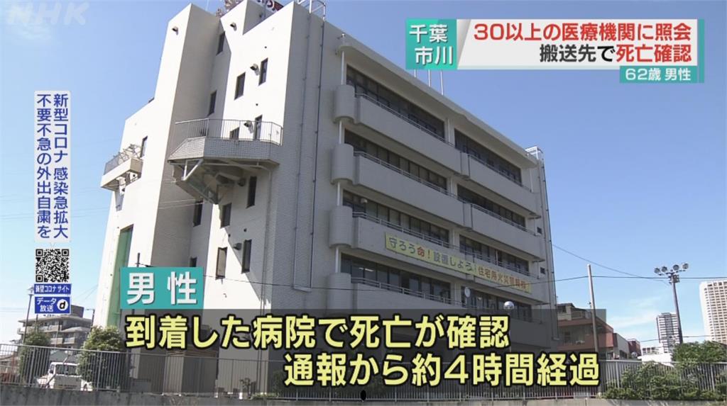 日千葉男子疑確診 遭30醫院拒收4小時亡
