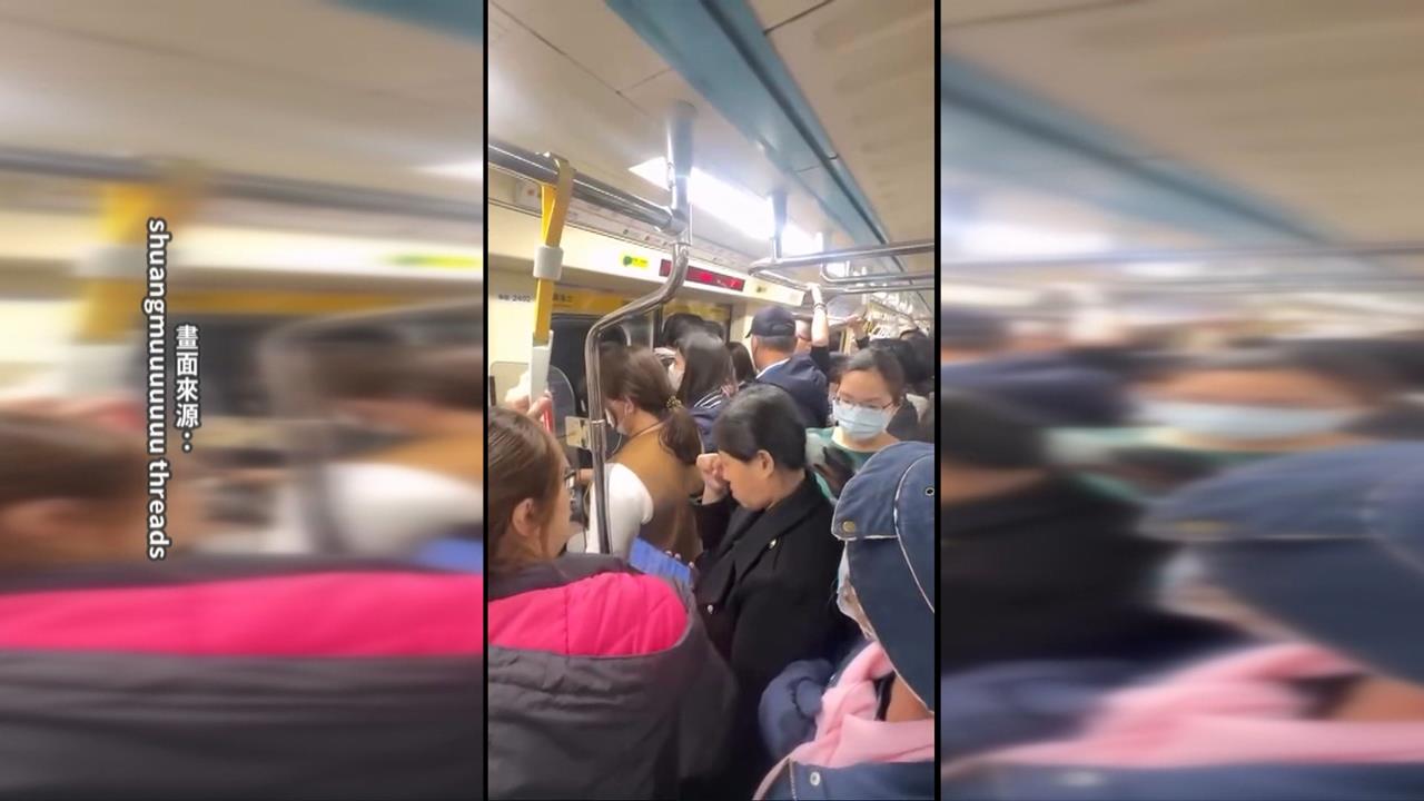 北捷"讓位下車"衝突! 女狠踹膝蓋.男怒扯假髮"互告傷害"