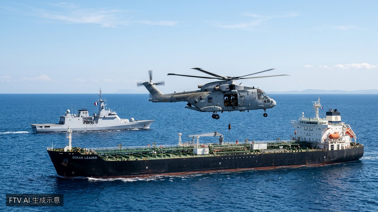 歐盟海軍地中海出擊　登船檢查俄羅斯影子油輪