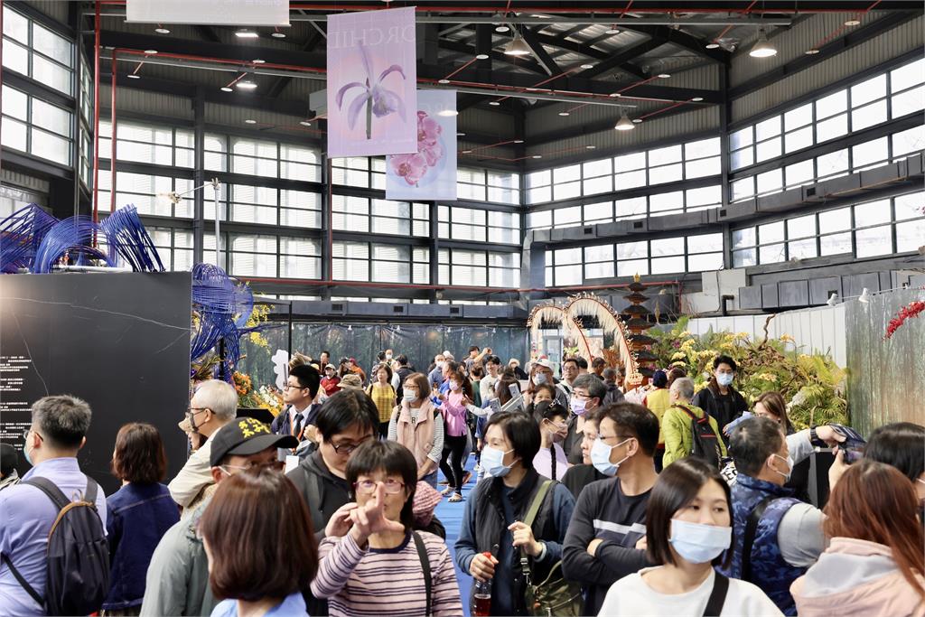 國際蘭展3天8萬人次 每日花藝DIY、展演樂趣多