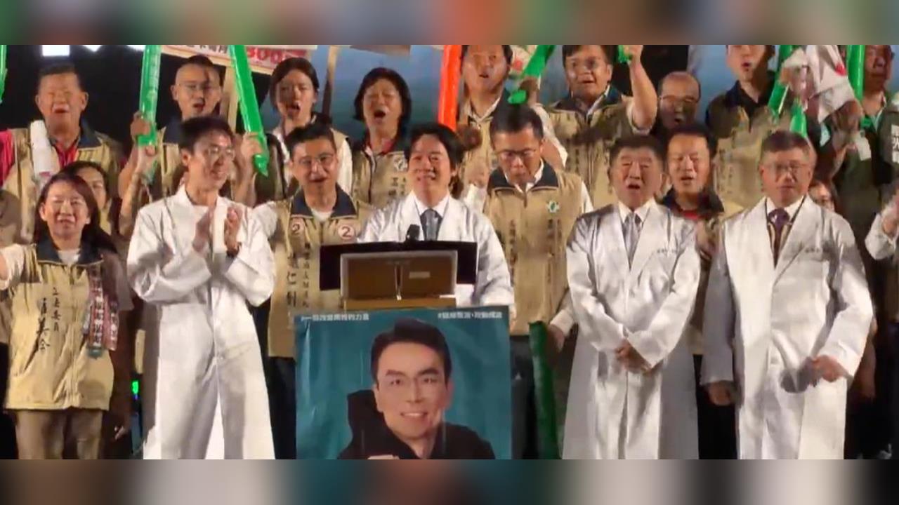 穿白袍挺温世政！賴清德大讚　他"這能力"大勝沈伯洋