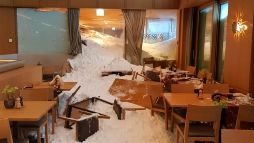 瑞士東部滑雪勝地雪崩 3人受傷