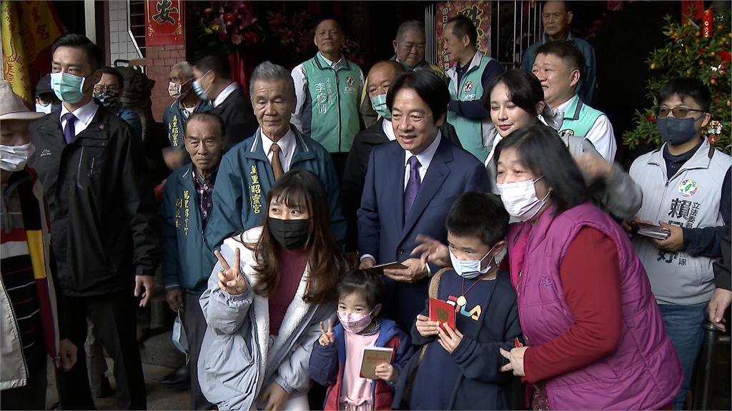 賴清德過年行程滿全台跑透透　走訪51間宮廟首站從萬里出發