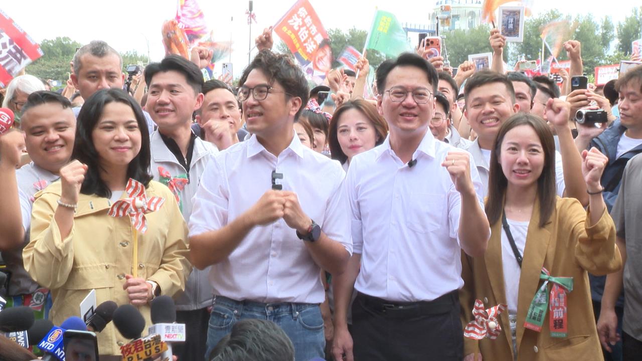 洋流號到新竹！沈伯洋合體莊競程　「雙心慧」成最強助選員