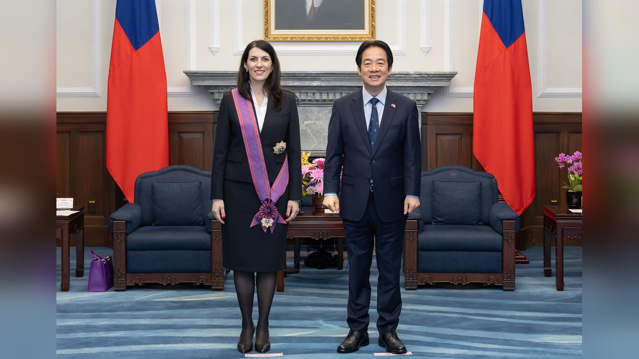 快新聞／台捷友好！賴清德頒「特種大綬景星勳章」致捷克前眾議長　盼深化兩國關係