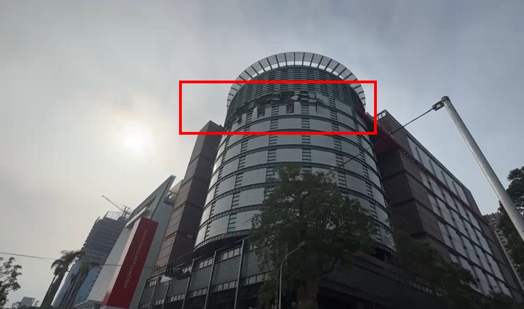 台中新光百貨高樓帷幕限今日移除　都發局：否則開罰！