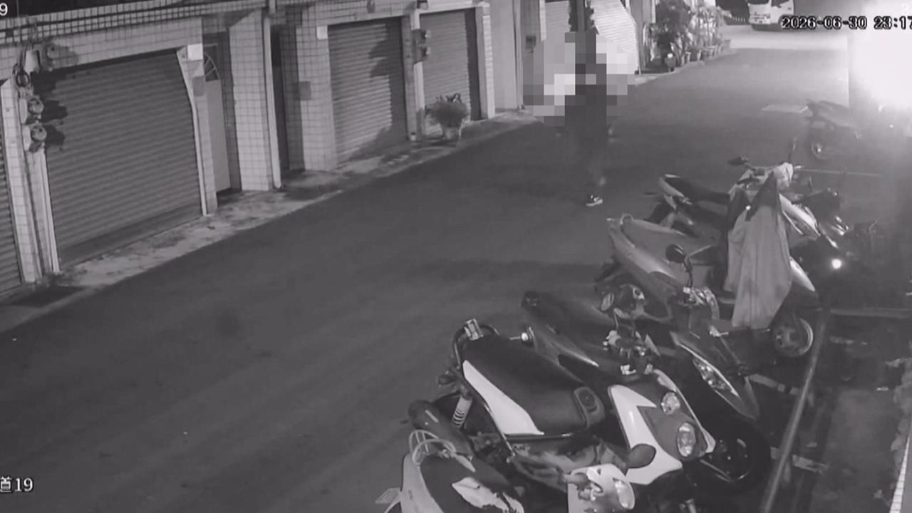 台南永康區不明男子翻牆闖入社區　試圖開鎖形跡可疑