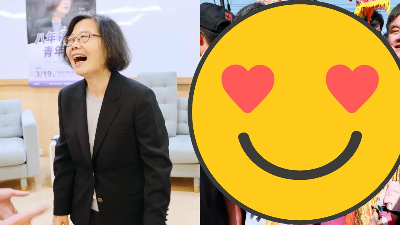 蔡英文退休人氣猛飆「超狂數據曝光」！加碼「雙媽祖合影」5千網瘋：興奮死了我