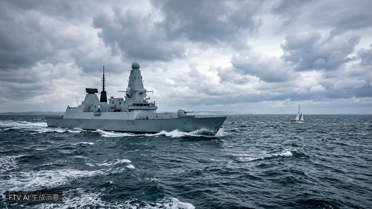 英吉利海峽驚魂！俄羅斯軍艦向英國遊艇開槍警告