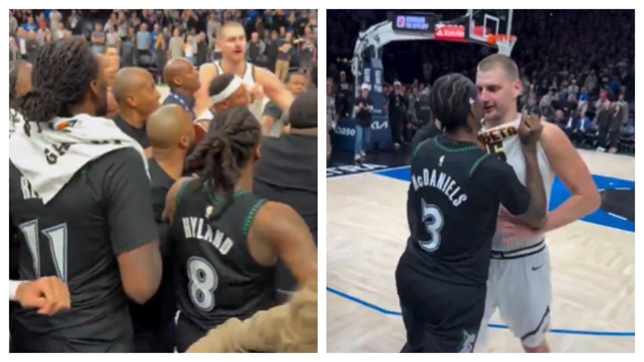 NBA(影) ／金塊灰狼大亂鬥懲處出爐！約基奇挑起衝突遭聯盟重罰「破百萬」罰款