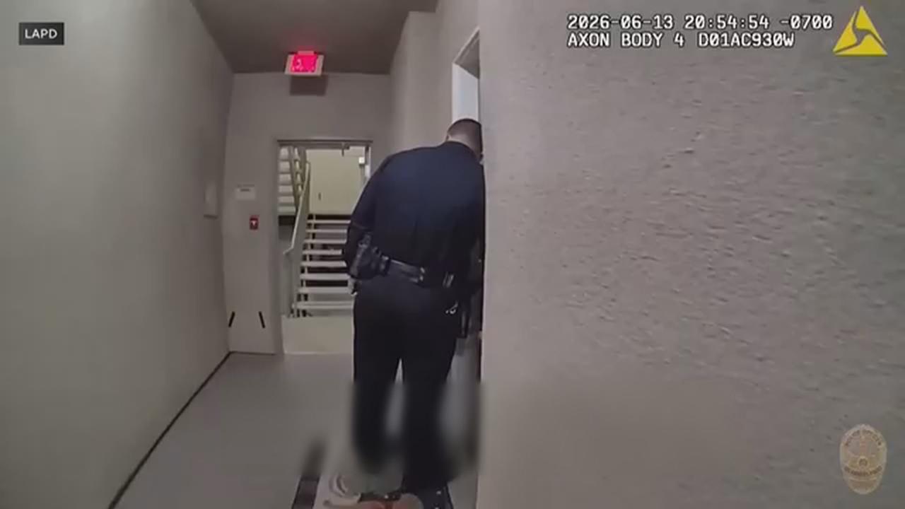 洛城警察訪查公寓、開4槍擊斃家犬 飼主心碎痛哭