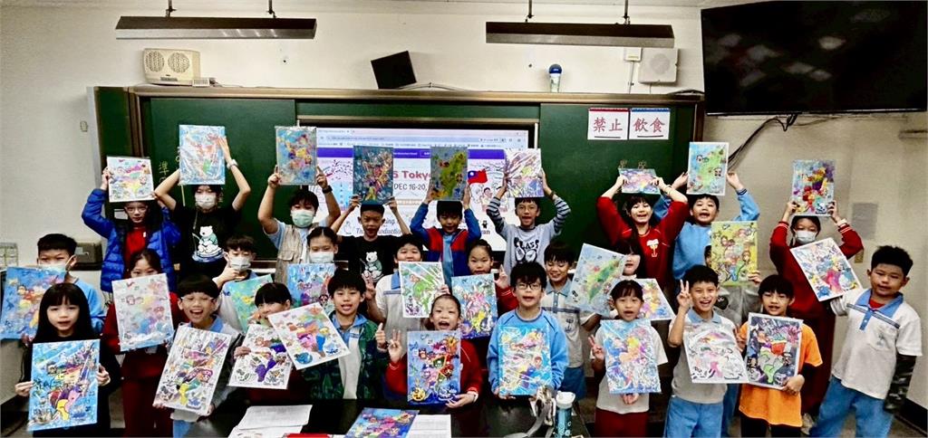 桃園中山國小歲末赴日交流 迎來跨越國界的童心祝福