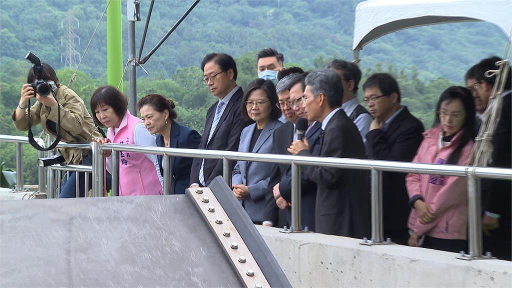 阿姆坪防淤隧道竣工　蔡英文特別感謝「這個人」