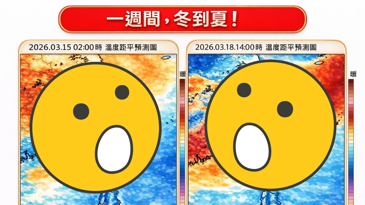 1週氣溫「冬→夏」變化劇烈!好天氣撐到這天…專家1圖揭密:體感更寒冷