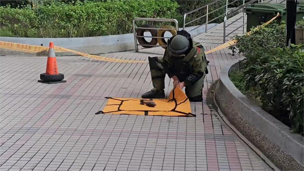 怎麼會在這?桃園社區驚見未爆彈 住戶:嚇死人欸