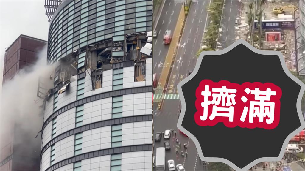 台中新光三越氣爆「整條馬路塞滿消防車」！目擊民眾「還原現場」：差5秒被炸到