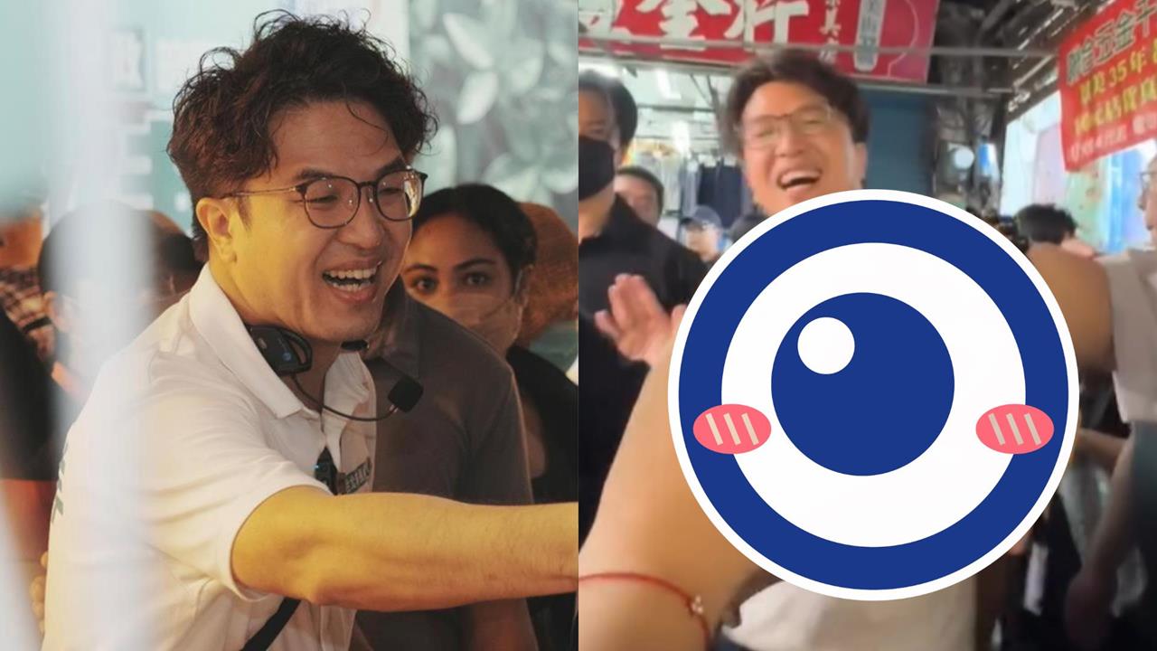 沈伯洋遇女粉「討飯撒」！隨扈「1助攻」網全笑歪