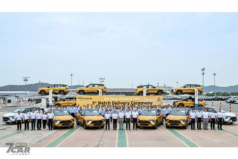預售突破 1,800 台　Mitsubishi Xforce HEV 於泰國正式啟動出貨程序