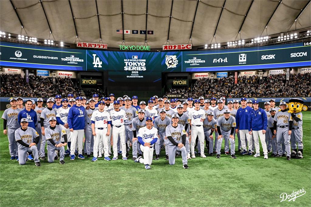 MLB(影)／連兩天完封大聯盟球隊！阪神虎3：0退宇宙道奇
