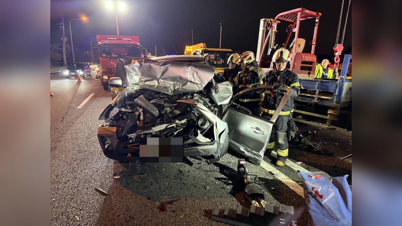 快新聞／國1楊梅段「5車」連環撞！塞爆雙車道　回堵1公里