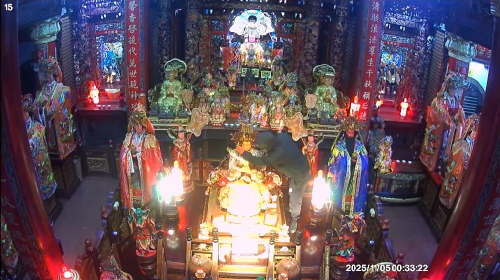 偷媽祖「難逃法眼」!南方澳進安宮竊賊12小時遭逮 千萬珠寶全數追回