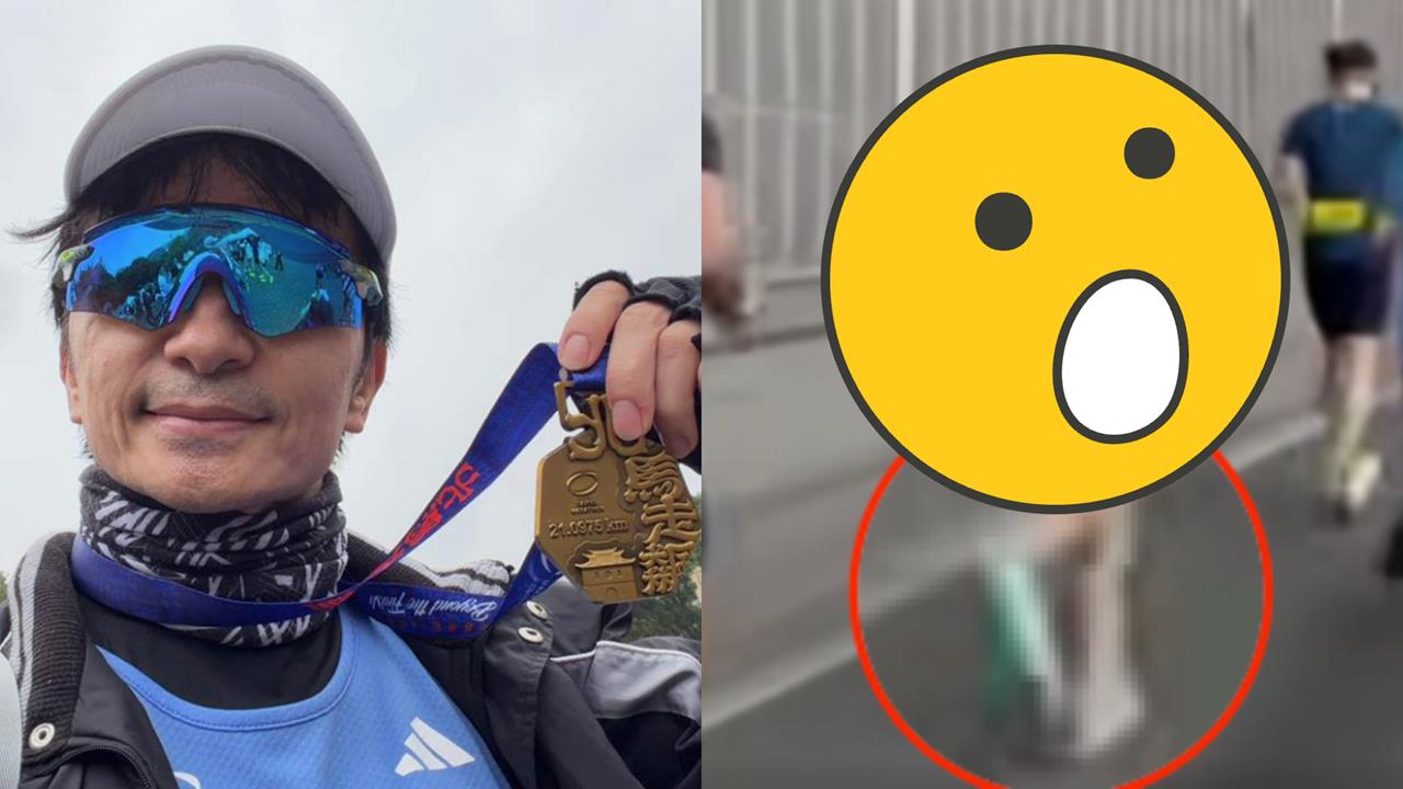 超車弟「穿夾腳Y拖」跑半馬！唐從聖PO片一票網認出：他是專業的