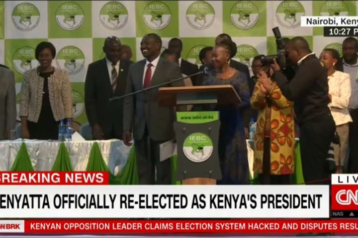 肯亞總統、國會大選 現任總統甘耶達連任
