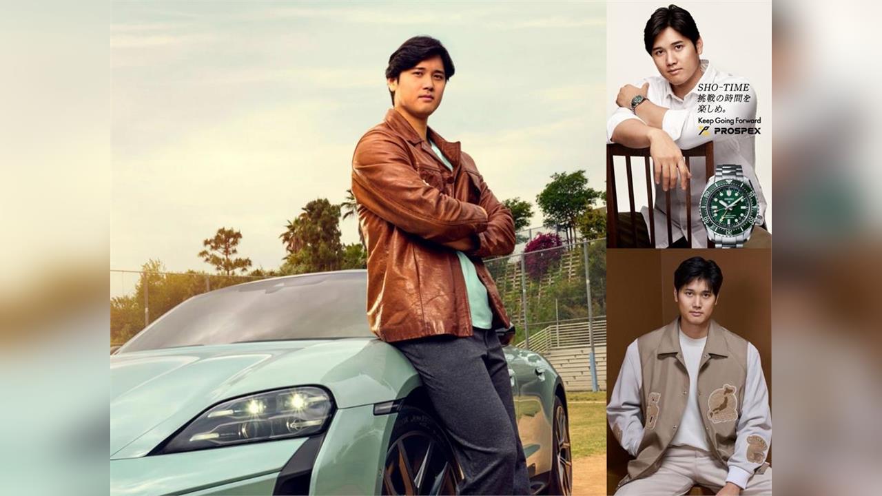 MLB(影)/場外更會賺!大谷翔平代言廠商逾20家!場外商業收入超過台幣30億