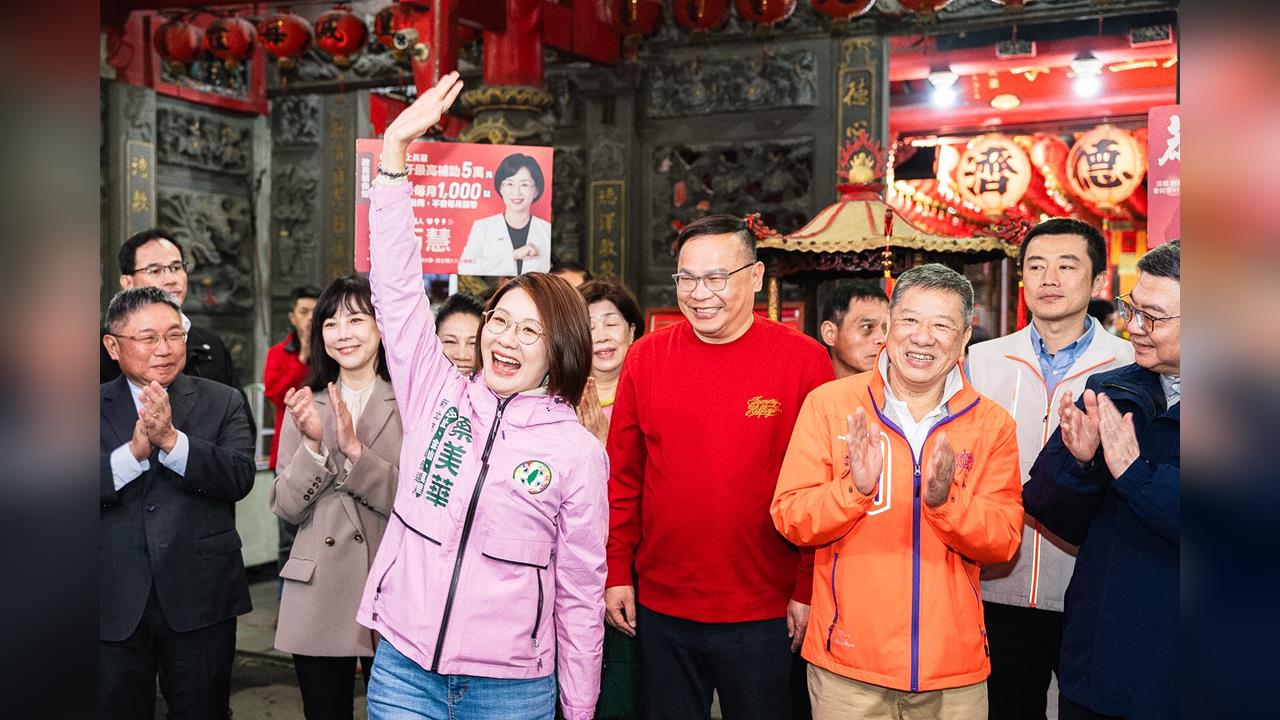神社、花香與美味一次到位　蔡美華偕王義川推「社香味」汐止走春路線