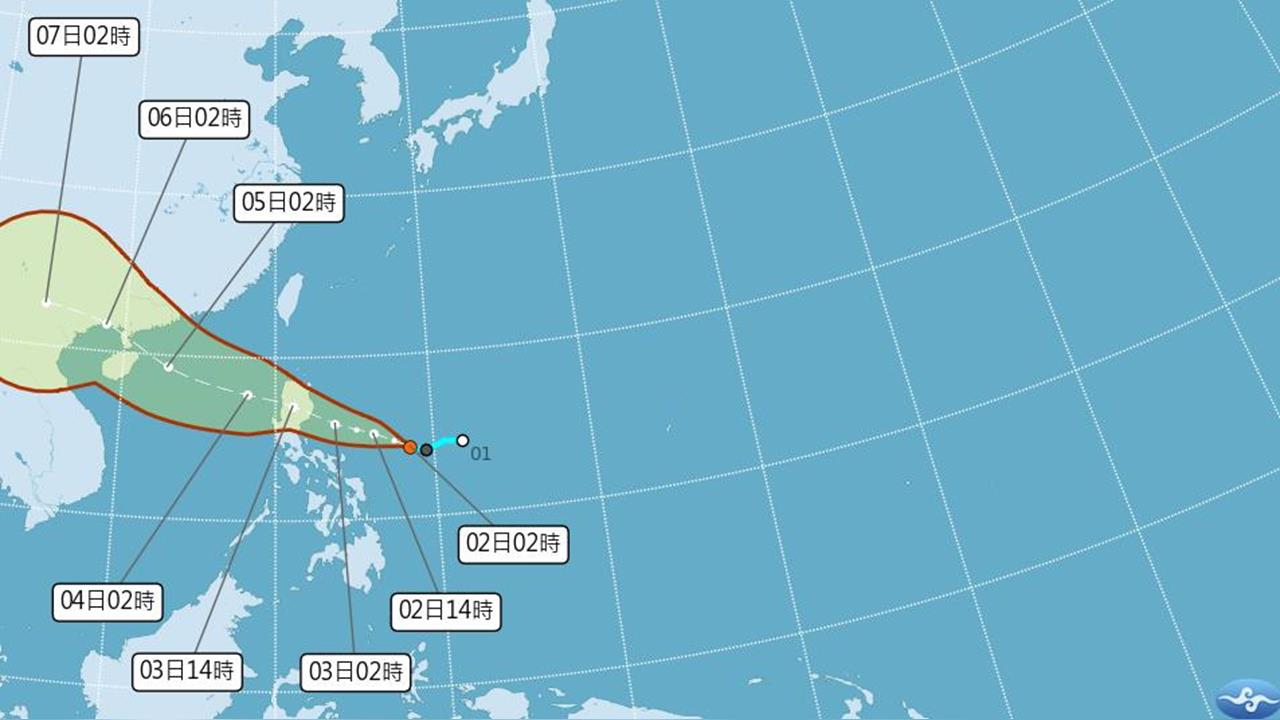 快新聞／又有颱風？今全台各地晴朗炎熱　熱低壓最新路徑曝光